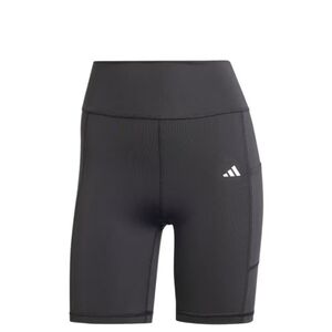 Adidas Women's Black Areoready Opt St 7 Inch Training Short New With Tags